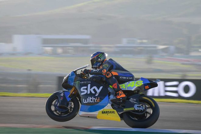 2020年MotoGP第15戦ポルトガルGP　Moto2クラス：ルカ・マリーニ（SKY Racing Team VR46）