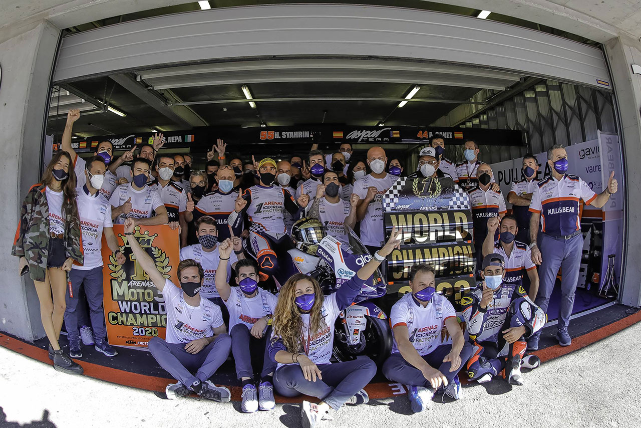 2020年のMoto3チャンピオン、アルベルト・アレナス（Gaviota Aspar Team Moto3）