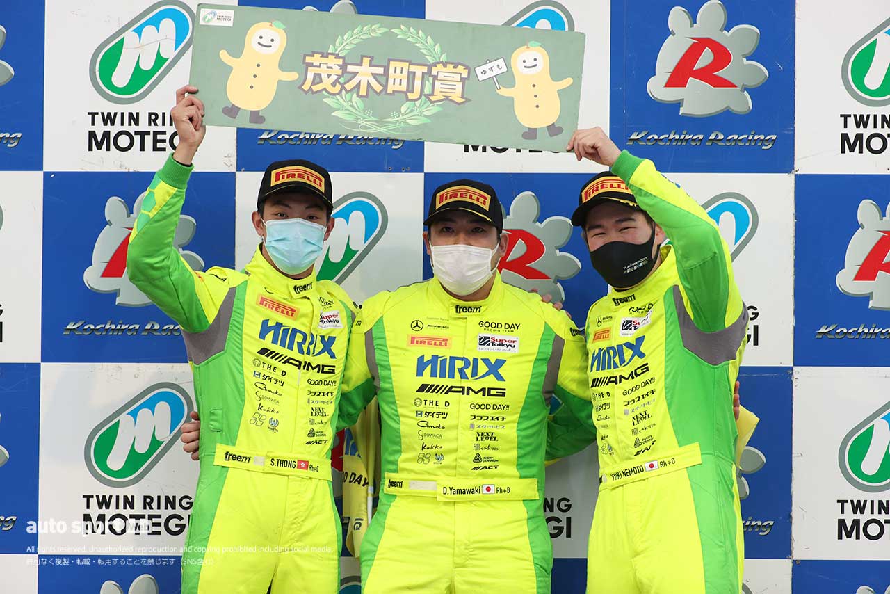 HIRIX GOOD DAY RACING AMG GT3（山脇大輔／ショウン・トン／根本悠生）