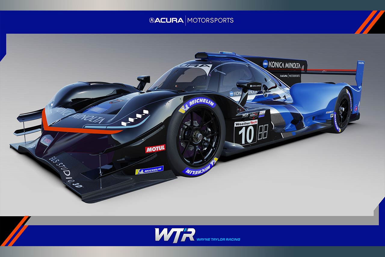 ウェイン・テイラー・レーシングが走らせる10号車コニカミノルタ・アキュラARX-05