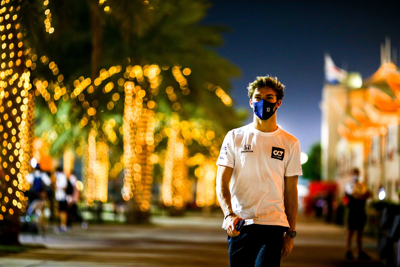 2020年F1第15戦バーレーンGP木曜　　ピエール・ガスリー（アルファタウリ・ホンダ）