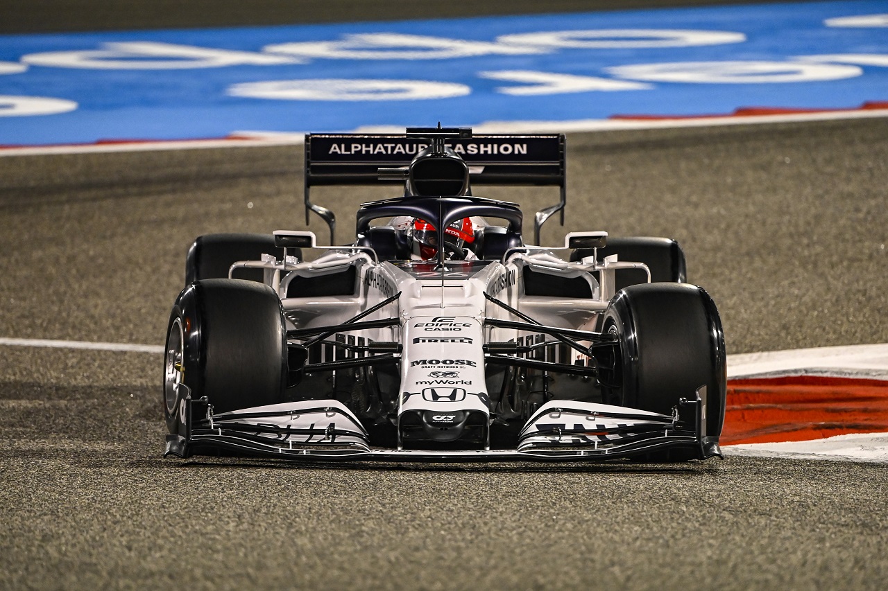 2020年F1第15戦バーレーンGP　　ダニール・クビアト（アルファタウリ・ホンダ）