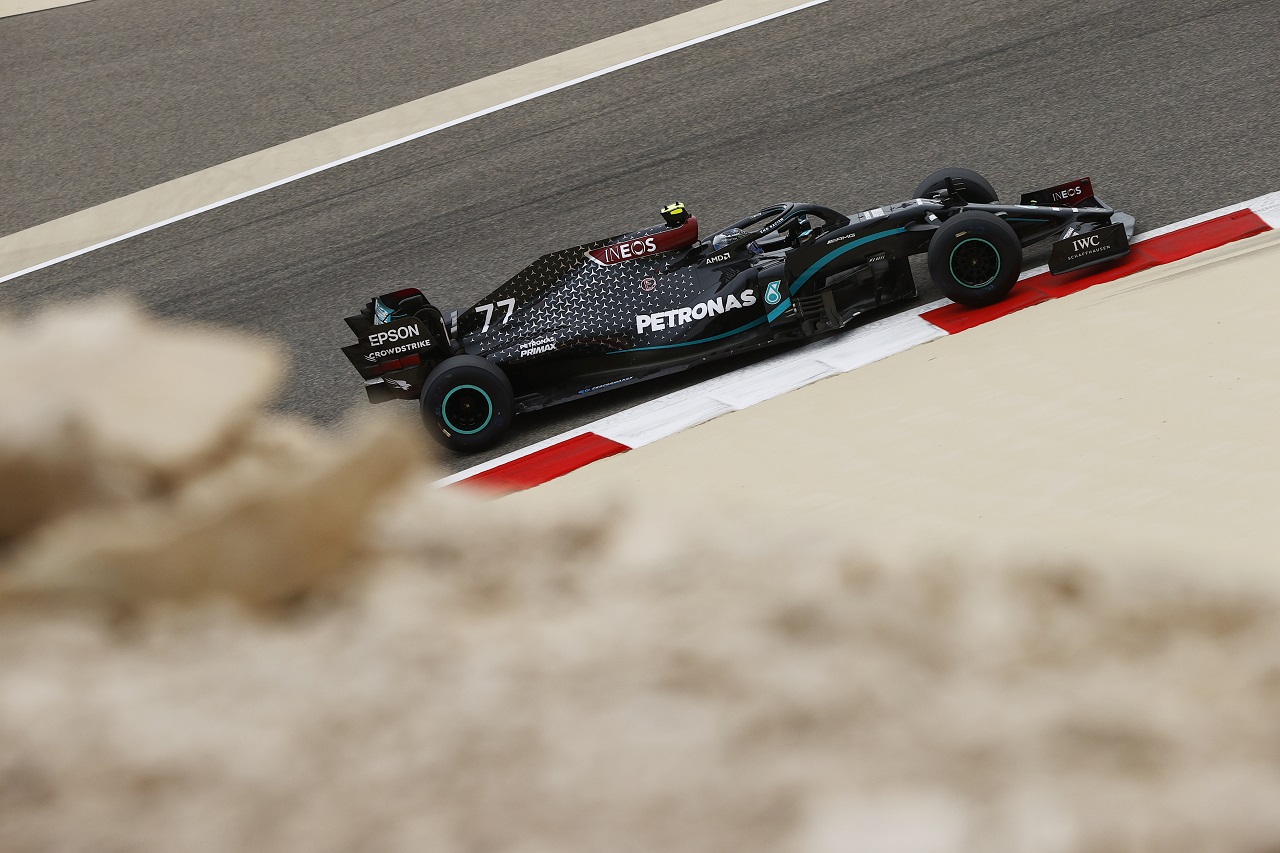 2020年F1第15戦バーレーンGP　バルテリ・ボッタス（メルセデス）
