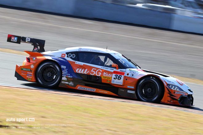 2020年スーパーGT第8戦富士　au TOM’S GR Supra（関口雄飛／サッシャ・フェネストラズ）