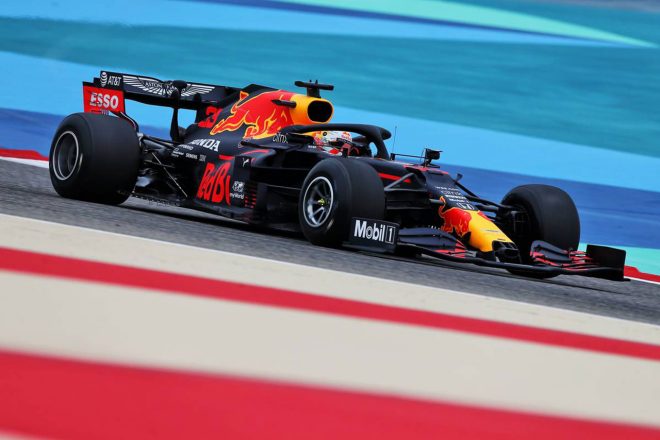 2020年F1第15戦バーレーンGP　2021年用タイヤをテストするマックス・フェルスタッペン（レッドブル・ホンダ）