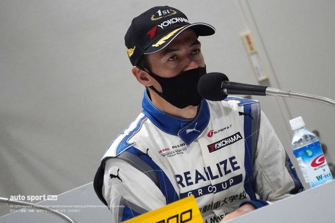 2020年スーパーGT第8戦富士　ジョアオ・パオロ・デ・オリベイラ（リアライズ 日産自動車大学校 GT-R）