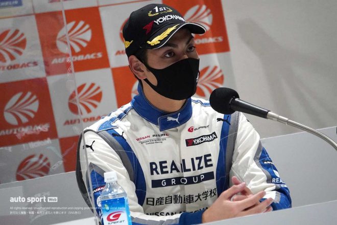 2020年スーパーGT第8戦富士　藤波清斗（リアライズ 日産自動車大学校 GT-R）