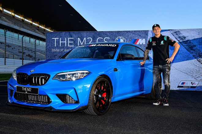 2020MotoGP：BMW・M・アワードを受賞したファビオ・クアルタラロ（ペトロナス・ヤマハSRT）