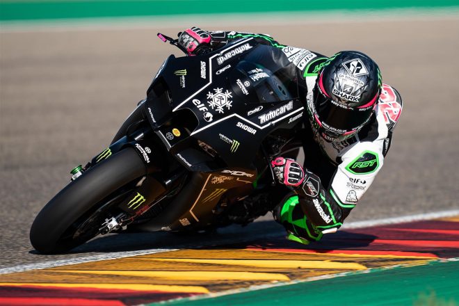 新型ZX-10RRを駆るアレックス・ロウズ（カワサキ・レーシングチーム・ワールドSBK）／SBKアラゴンテスト