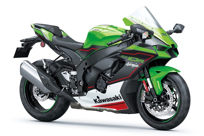 2021年モデルのカワサキZX-10R（ライムグリーン×エボニー）
