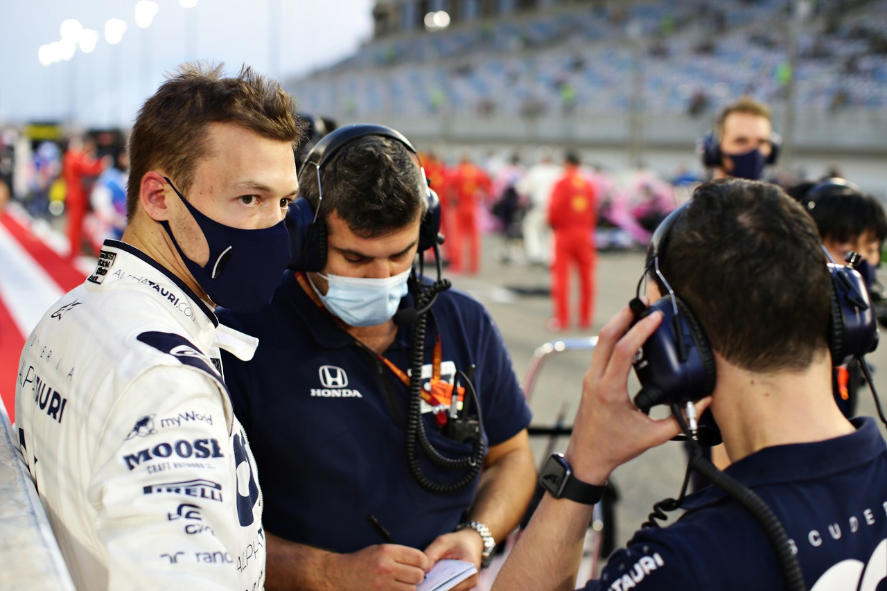 2020年F1第15戦バーレーンGP　　ダニール・クビアト（アルファタウリ・ホンダ）