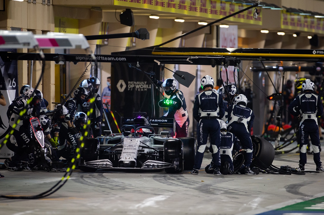 2020年F1第15戦バーレーンGP　　ダニール・クビアト（アルファタウリ・ホンダ）