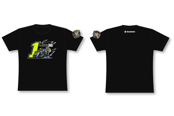 オリジナルTシャツ 黒／2020 MotoGP ジョアン・ミル チャンピオングッズ