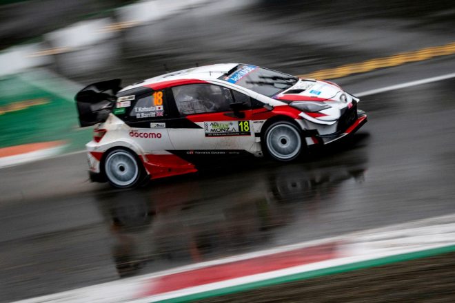 SS5で4番手、SS6で2番手タイムを記録した勝田貴元（トヨタ・ヤリスWRC）