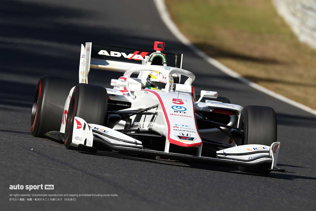 2020年スーパーフォーミュラ第5鈴鹿のPPを獲得した山本尚貴（DOCOMO TEAM DANDELION RACING）