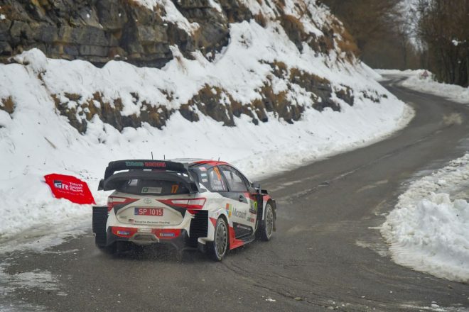 2020年チャンピオンの最右翼となったセバスチャン・オジエ（トヨタ・ヤリスWRC）