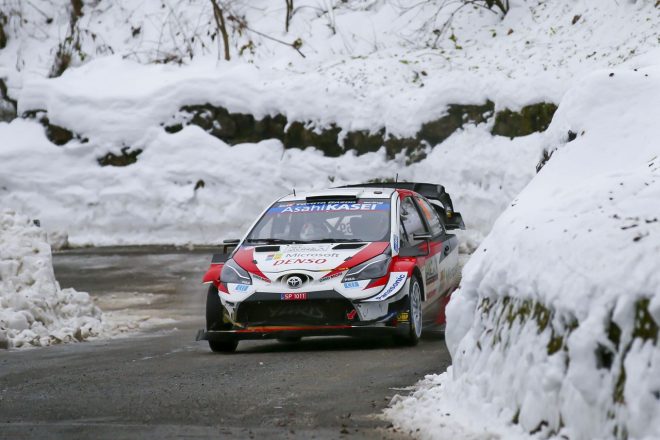 SS7でのスピンで右フロントにダメージを負ったカッレ・ロバンペラのマシン