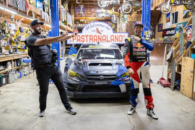 パストラーナとスバルWRX STI