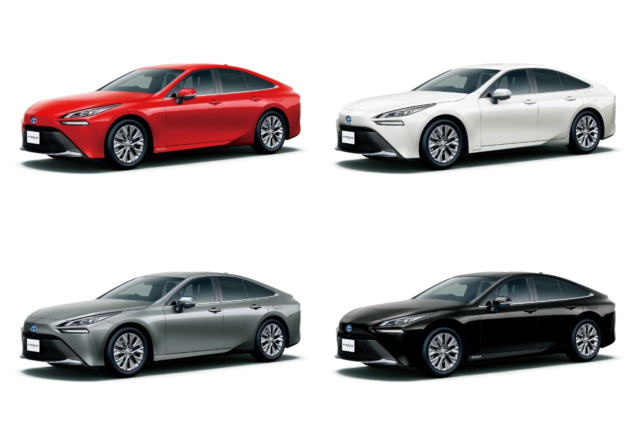 トヨタ・ミライ カラーラインアップ