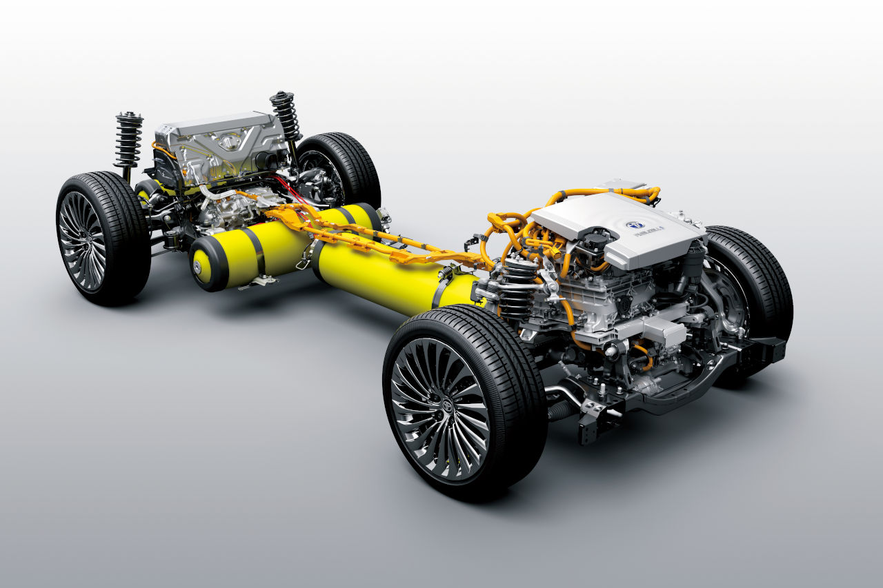 トヨタ・ミライ 燃料電池ユニット