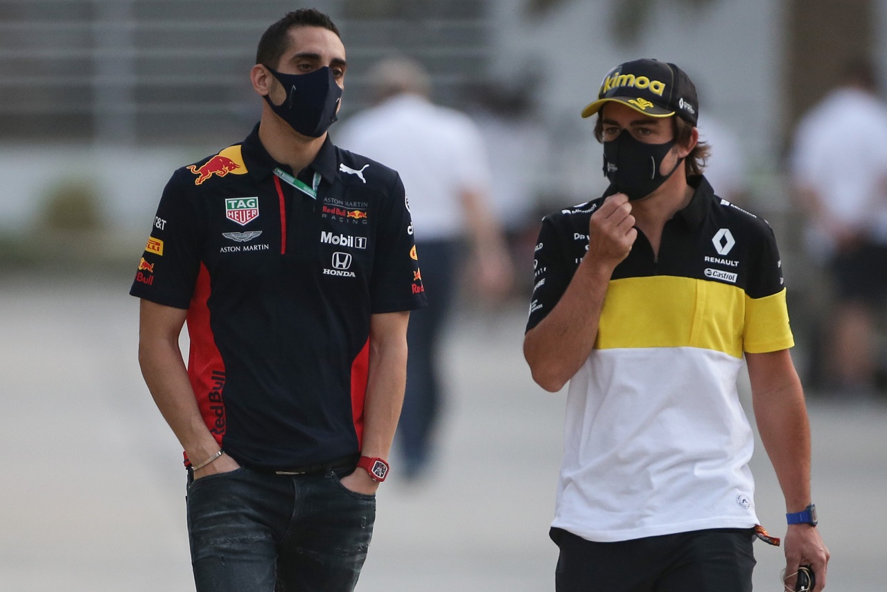 2020年F1サクヒールGP　セバスチャン・ブエミとフェルナンド・アロンソ