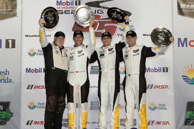 近年のIMSAには長距離レースでGTLMクラスのコルベット・レーシングのサードドライバーとして参戦してきたロッケンフェラー。2017年のセブリング12時間レースではクラス優勝を遂げている。