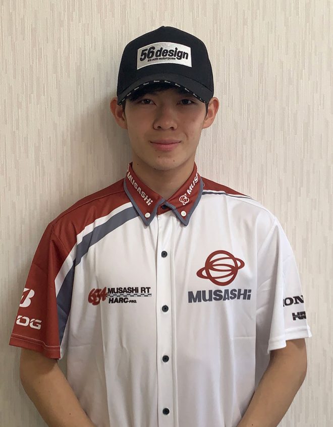 2021年は全日本ロードST600クラスに参戦する埜口遥希（MuSASHi RT HARC-PRO.）