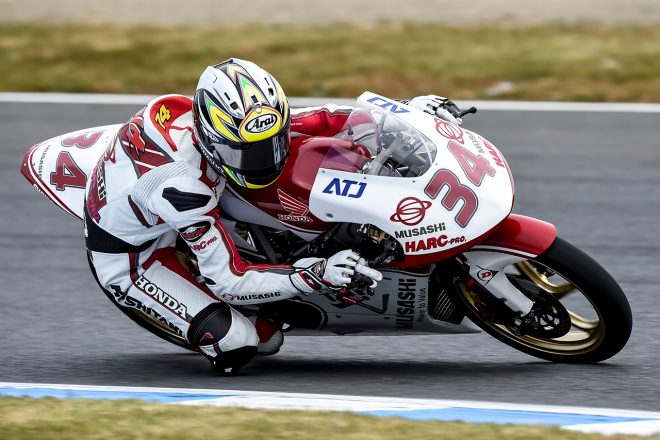 2015MotoGP第15戦日本GP Moto3クラス：水野涼（Musahi RT Harc-Pro）