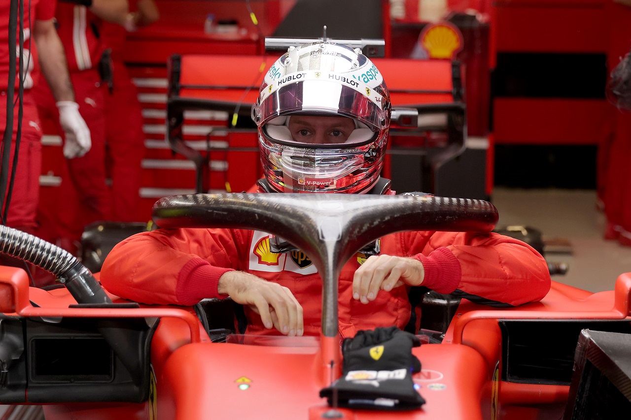 2020年F1第17戦アブダビGP　セバスチャン・ベッテル（フェラーリ）
