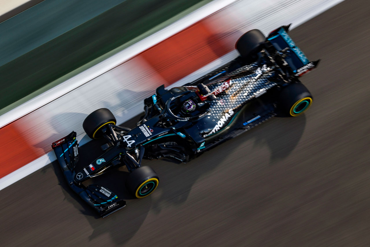 2020年F1第17戦アブダビGP　ルイス・ハミルトン（メルセデス）