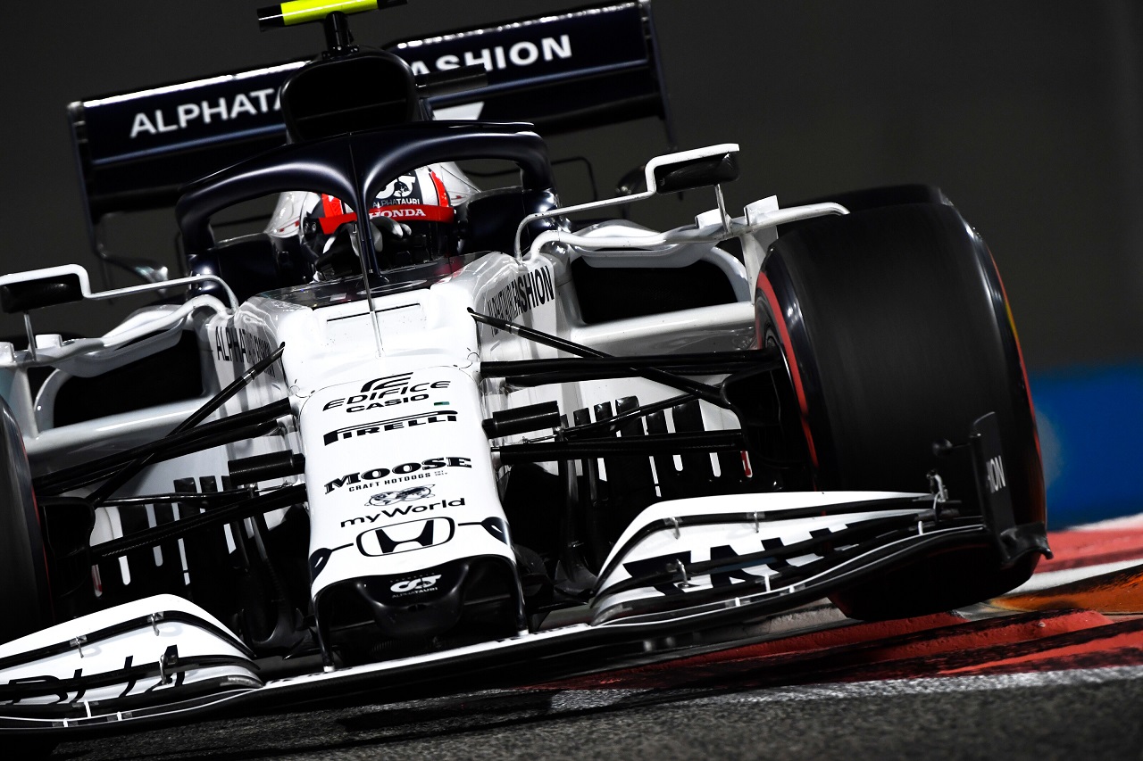 2020年F1第17戦アブダビGP　ピエール・ガスリーのアルファタウリAT01・ホンダ