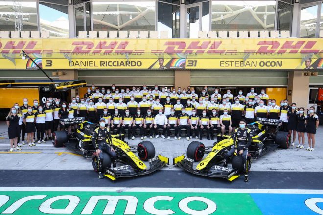 2020年F1第17戦アブダビGP　ルノー・DPワールド・F1チーム