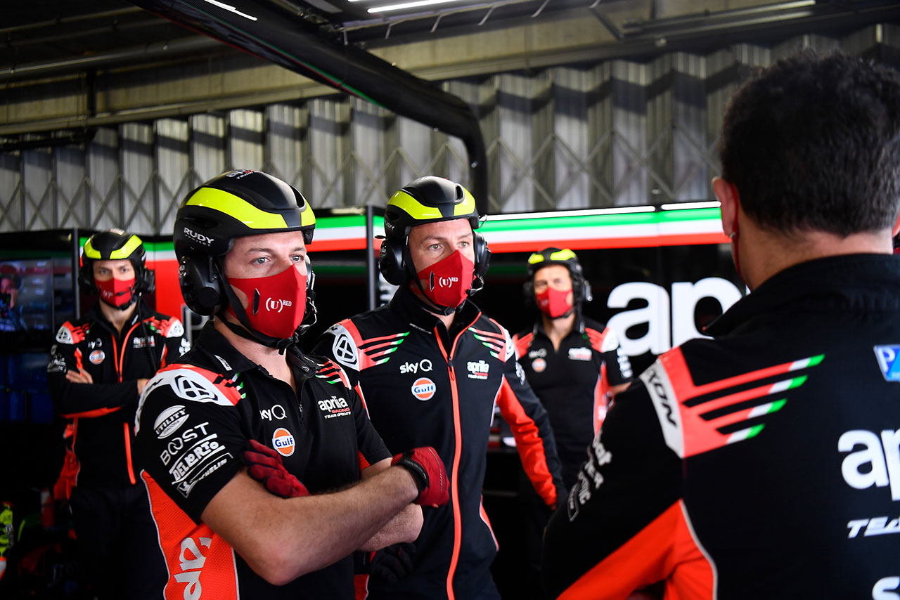 アプリリア・レーシング・チーム・グレシーニのスタッフ