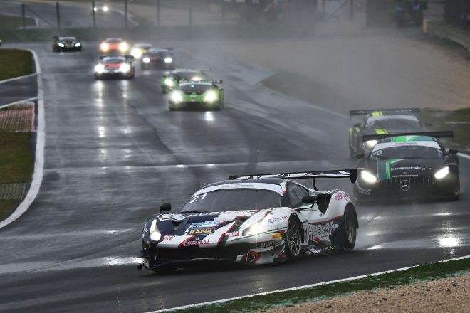 イタリアGT選手権を戦うAFコルセの21号車フェラーリ488 GT3 Evo