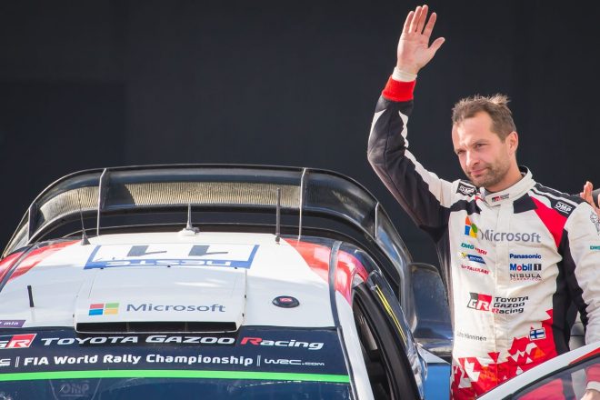 ユホ・ハンニネン（トヨタ・ヤリスWRC）　2017WRC第9戦フィンランド