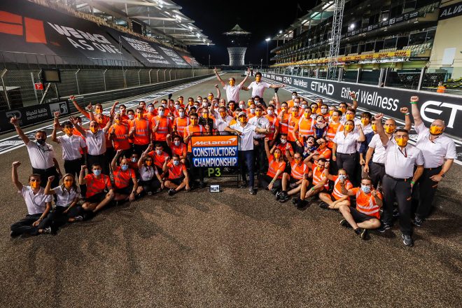 2020年F1第17戦アブダビGP　マクラーレンF1チーム