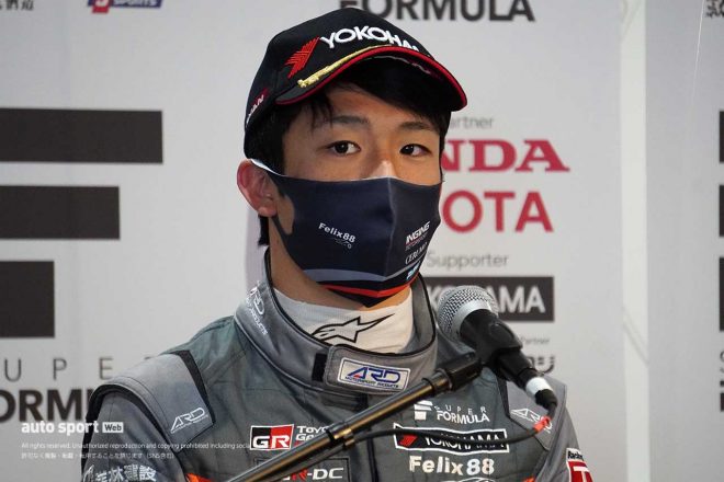 2020年スーパーフォーミュラ第7戦富士 坪井翔（JMS P.MU/CERUMO・INGING）