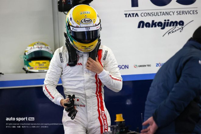 TCS NAKAJIMA RACINGからテストに参加した山本尚貴