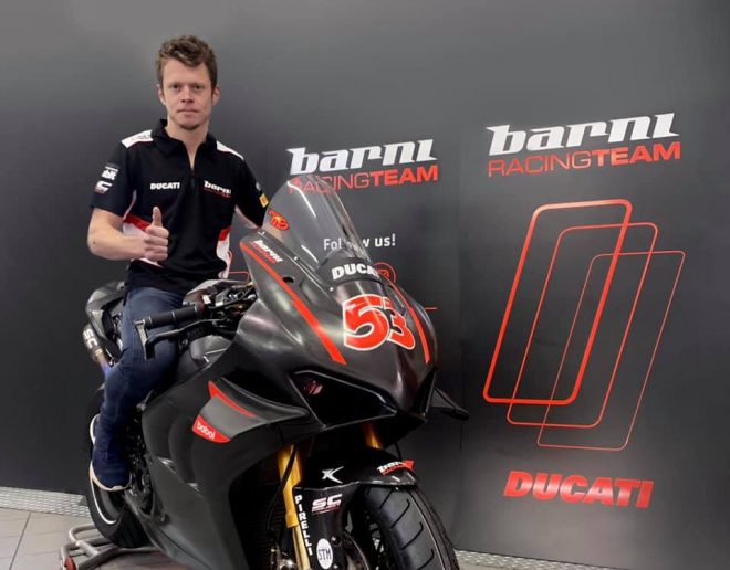2021年はSBKに参戦してドゥカティ パニガーレV4 Rに乗るティト・ラバット（バーニー・レーシングチーム）