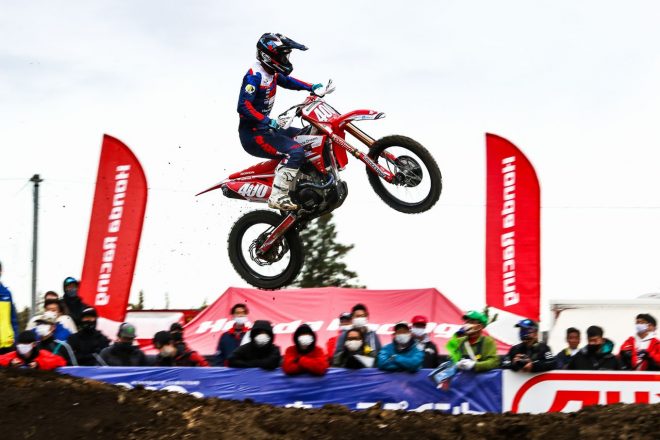 最高峰クラス3度目のチャンピオンに輝いた山本鯨（Honda Dream Racing Bells）