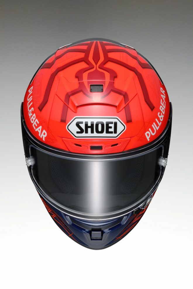MotoGPに参戦しているマルク・マルケスの新レギュラーグラフィックモデル『SHOEI X-Fourteen MARQUEZ 6』
