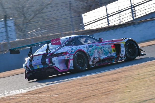 『メルセデスAMG GT3 タイムアタック チャレンジ』でのグッドスマイル 初音ミク AMG