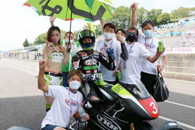 2020年全日本ロード第1戦SUGO J-GP3：開幕戦でポール・トゥ・ウインを飾った村瀬健琉（Team TKR）