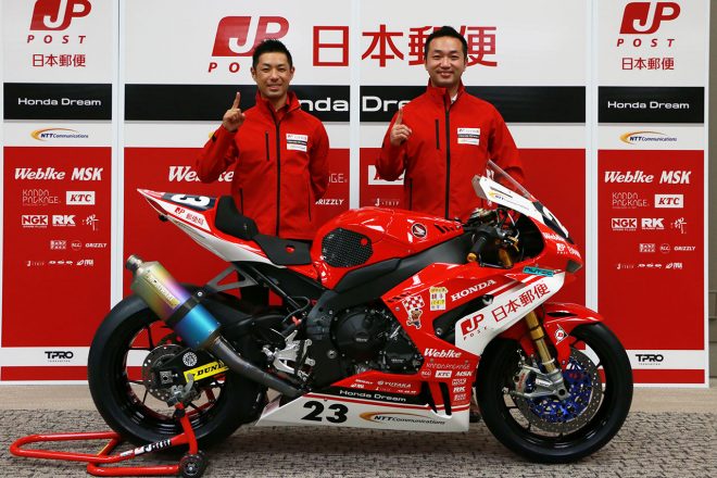 2020年全日本ロード ST1000：高橋裕紀と手島雄介監督（日本郵便 HondaDream TP）