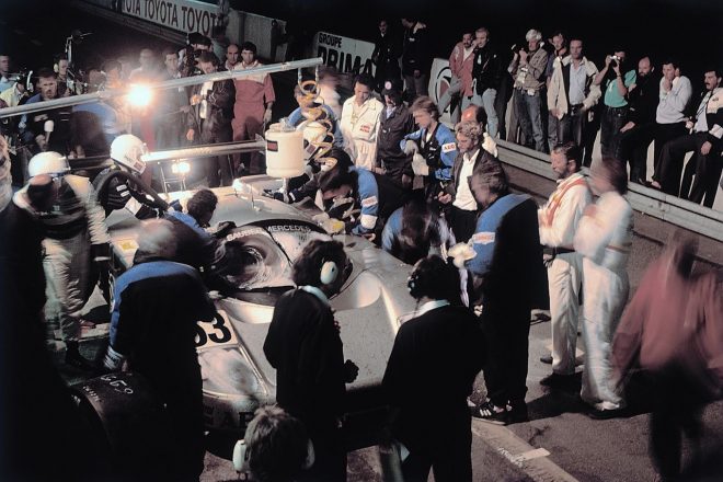 チーム・ザウバー・メルセデスの63号車ザウバーC9　1989ル・マン24時間優勝マシン