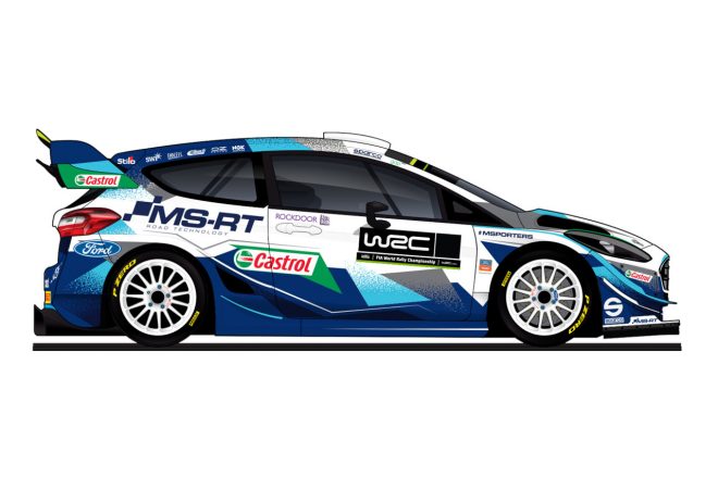 フォード・フィエスタWRC 2021年仕様カラーリングイメージ