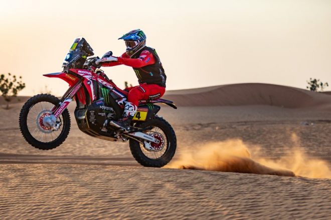 モンスターエナジー・ホンダチームのホセ･イグナシオ･コルネホ（ホンダCRF450ラリー）