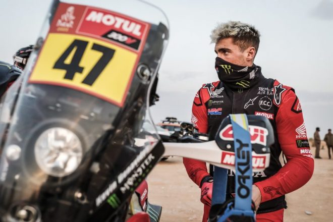 モンスターエナジー・ホンダチームのケビン・ベナバイズ（ホンダCRF450ラリー）