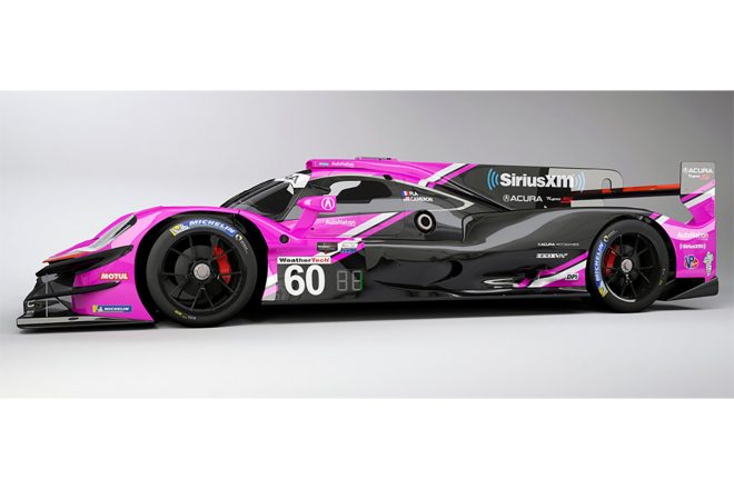 マイヤー・シャンク・レーシングが2021年にIMSAウェザーテック・スポーツカー選手権で走らせるアキュラARX-05のカラーリング