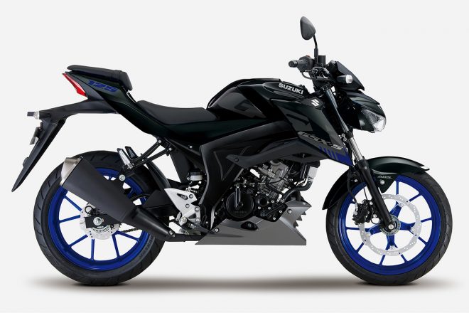 スズキGSX-S125 ABS：黒（タイタンブラック）